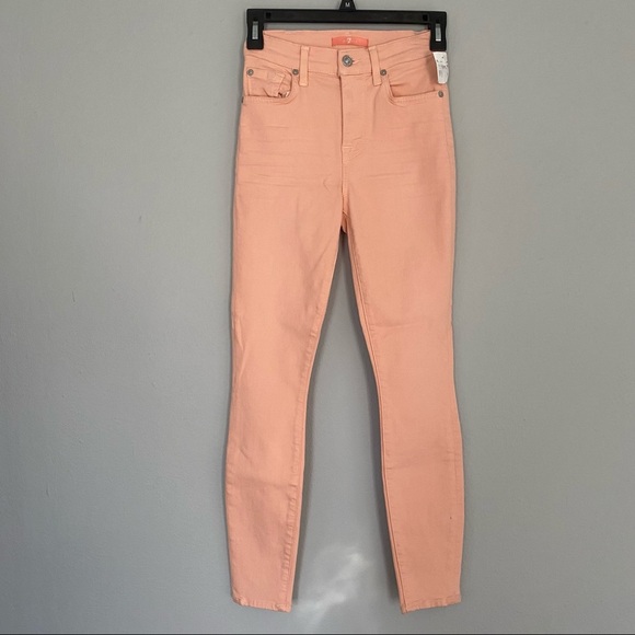 7 For All Mankind Cropped Skinny Jeans, Size 23 - Picture 2 of 11